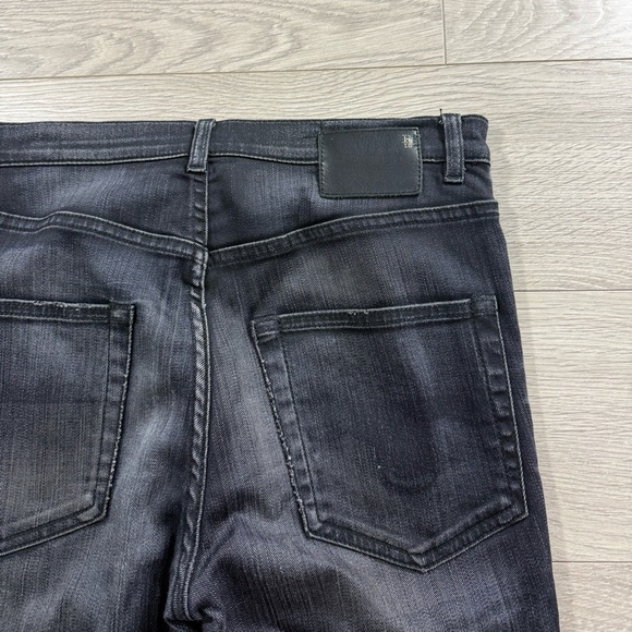R13 Slouch Skinny Black Denim Jeans - Picture 7 of 16